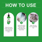 Arenzza Natural Flea and Tick Spray for Dogs and Cats in a spray bottle, suitable for pet health and pest prevention.