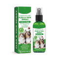 Arenzza Natural Flea and Tick Spray for dogs and cats in a spray bottle, designed to protect pets from pests naturally.