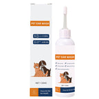 Arenzza ear cleaner for dogs and cats, pet supplies product with a bottle and applicator for cleaning pet ears.