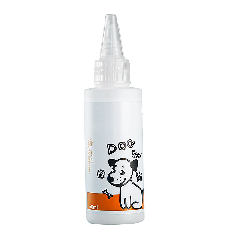 Arenzza ear cleaner for dogs and cats, pet supplies product, showing a bottle of ear cleaning solution with applicator tip.