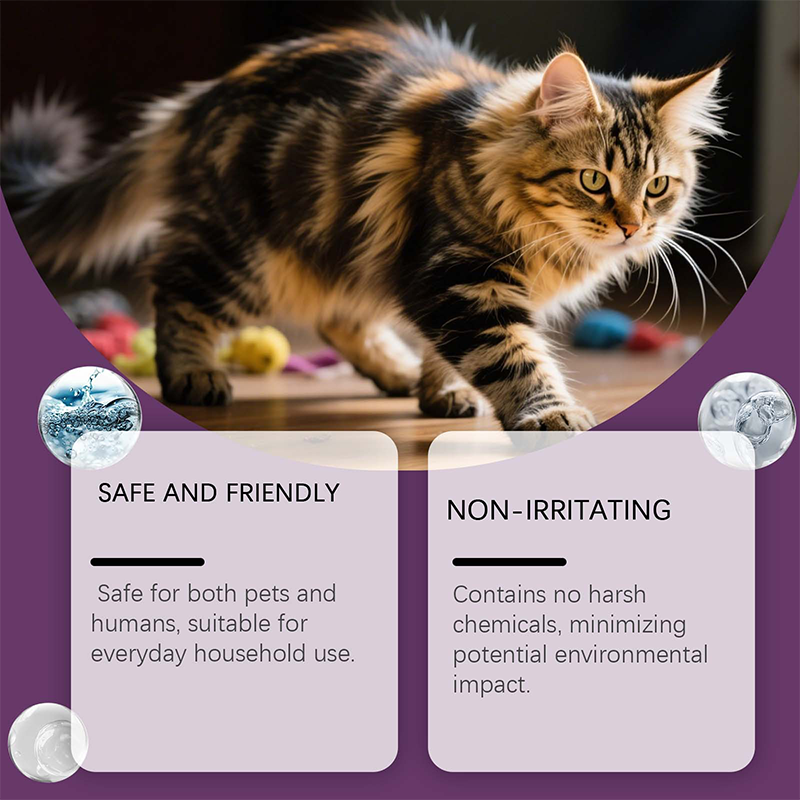 Arenzza Effective Pets Odor Eliminator spray in a spray bottle, designed for long-lasting freshness and odor removal in pet areas.