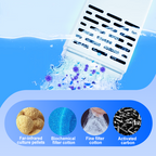Arenzza 3-in-1 fish tank filter with filtration, oxygenation, and water pumping features for aquatic pet care.