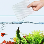 Arenzza Aquarium Water Clarifying Sheets for pet supplies, showing the clear sheets used to improve aquarium water clarity.
