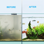 Arenzza Aquarium Water Clarifying Sheets for pet supplies, showing clear sheets used to improve water clarity in fish tanks.