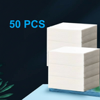 Arenzza aquarium water clarifying sheets in clear packaging, designed for pet aquarium maintenance and water quality improvement.