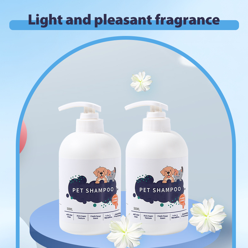 Arenzza Gentle Fresh All-in-One Pet Shampoo bottle with label, designed for pet grooming and care in pet supplies.