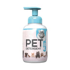 Arenzza waterless cleansing shampoo for dogs and cats, showing the bottle with a pump dispenser and pet-friendly design