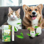 Arenzza pet teeth cleaning pen with breath-freshening and whitening formula, designed for easy oral hygiene for dogs and cats.