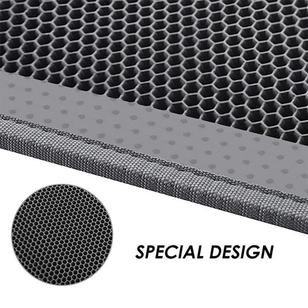 Arenzza non-slip cat litter mat with textured surface, designed to catch litter and prevent slipping for pet safety.