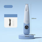 Arenzza Pet Paw Trimmer for cats and dogs, showing a close-up of a pet paw being gently trimmed with a professional grooming tool.