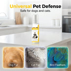 Arenzza pet pest repellent spray bottle with a mild formula, designed to protect pets from pests during tick season.