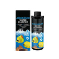 Arenzza Easy-Use Water Clarifier for fish tanks, clear liquid in a bottle, used for aquarium maintenance and water clarity.