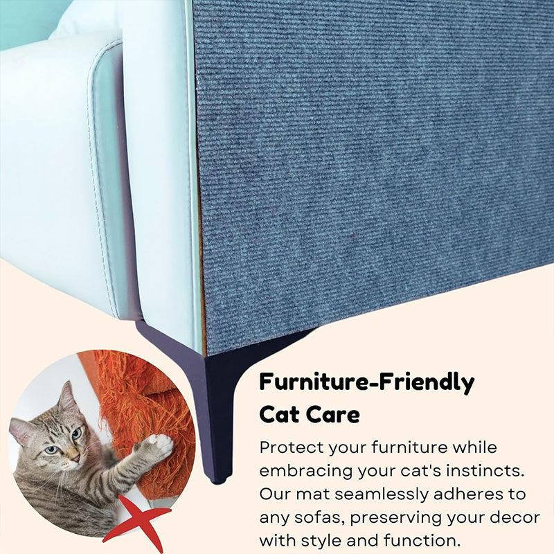 Arenzza cat scratching mat for protecting furniture, made of durable material, designed for cats to scratch and play comfortably.