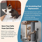 Arenzza scratching mat for cats, designed to protect furniture; textured surface for scratching and play.