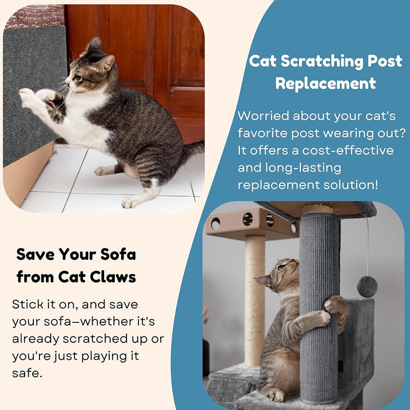 Arenzza scratching mat for cats, designed to protect furniture; textured surface for scratching and play.