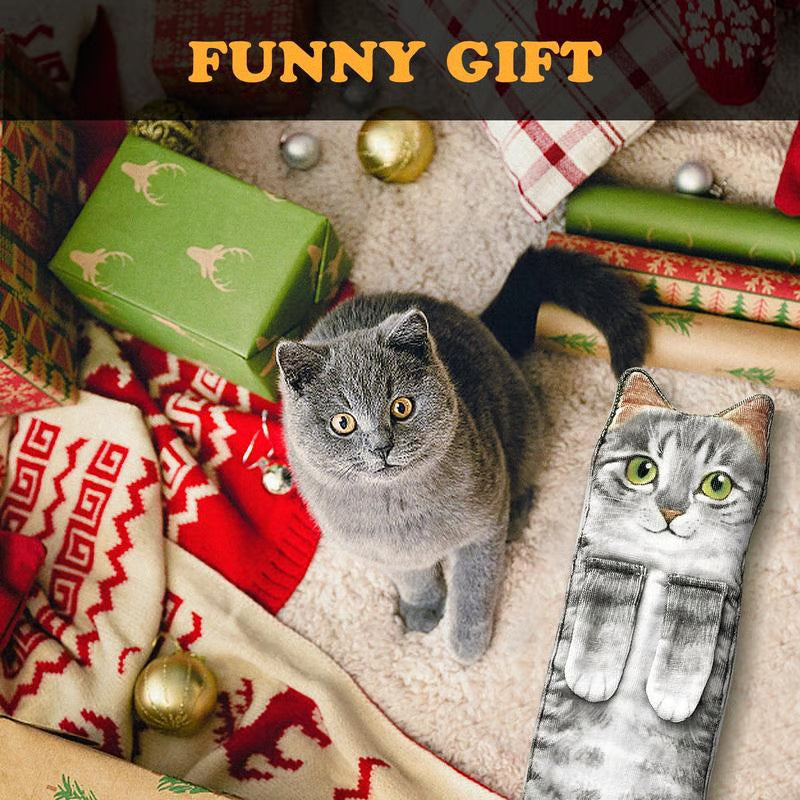 Aarenza cute cat hand towel with playful cat design, ideal for pet supplies and kitchen decor.