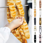 Arenzza cute cat-themed hand towel with paw print design, featuring a playful cat face, ideal for pet supplies and bathroom decor.