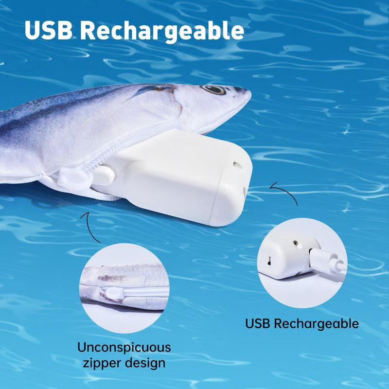 Arenzza realistic hopping fish toy for cats, colorful pet supply with lifelike appearance, designed to entertain cats and stimulate play.