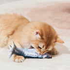 Arenzza realistic hopping fish toy for cats, featuring vibrant colors and lifelike movement to entertain feline pets.