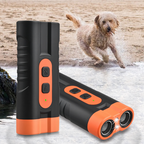Arenzza ultrasonic dog bark deterrent device for humane, silent anti-bark training, compact and safe pet supplies for dogs.