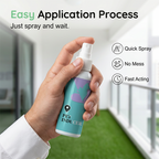 Aarenza Pet Potty Training Spray bottle for dogs, designed for indoor training, with a white and green label and spray nozzle.