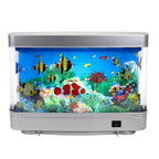 Arenzza artificial tropical fish aquarium lamp with colorful LED lights, designed for pet aquarium decor and lighting.