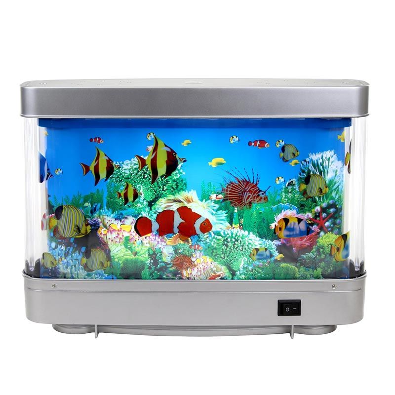 Arenzza artificial tropical fish aquarium lamp with colorful LED lights, designed for pet aquarium decor and lighting.