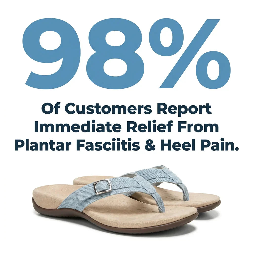 Arenzza orthopedic arch support sandals with cushioned footbed and adjustable straps, designed for all-day comfort and foot pain relief.
