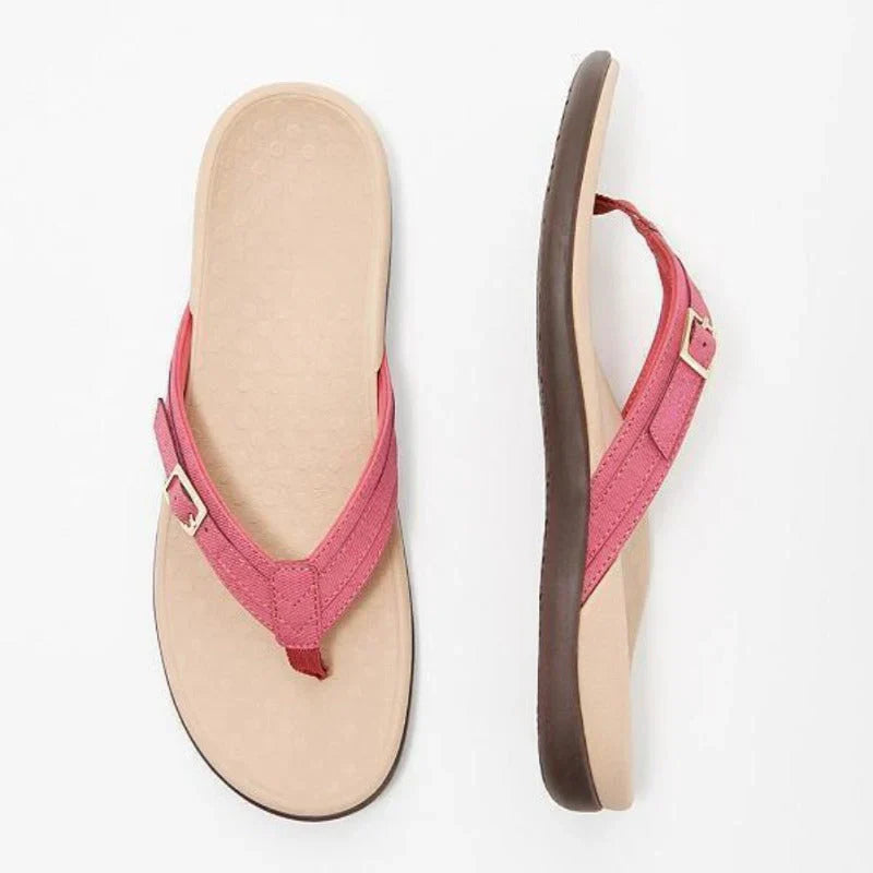 Arenzza orthopedic arch support sandals with cushioned footbed and adjustable straps for all-day summer comfort.