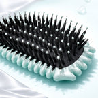 Arenzza curl defining hairbrush with wide bristles for detangling and enhancing natural curls and waves.