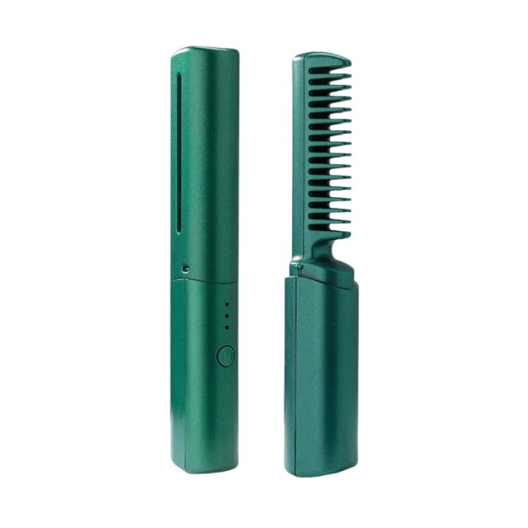 Arenzza EasyStraight™ portable hair straightener with a sleek design, perfect for straightening hair on the go.