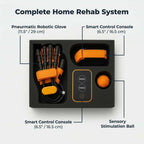 Arenzza automatic hand exerciser bundle with three therapy devices for easing hand stiffness and improving grip strength.