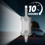 Arenzza Selleasy mini keychain flashlight in black, waterproof, with bright 1200 lumens LED light, compact and portable.