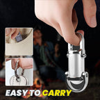 Arenzza Selleasy mini keychain flashlight with 1200 lumens, waterproof, compact design, and bright LED light for portable illumination.