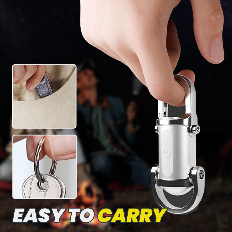 Arenzza Selleasy mini keychain flashlight with 1200 lumens, waterproof, compact design, and bright LED light for portable illumination.