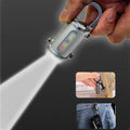 Arenzza Selleasy mini keychain flashlight with 1200 lumens, waterproof, compact design, and bright LED light in black color.