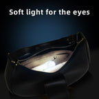 Arenzza Selleasy LED Touch Sensor Bag Light illuminating a small black bag with a sleek design, showcasing easy touch activation.