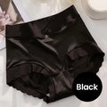 Arenzza Selleasy satin antibacterial moisture-absorbing panties in soft, smooth fabric, displayed on a neutral background.