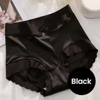 Arenzza Selleasy satin antibacterial moisture-absorbing panties in soft, smooth fabric, displayed on a neutral background.