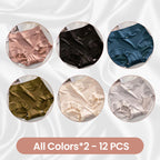 Arenzza Selleasy satin antibacterial moisture-absorbing panties, smooth satin fabric, designed for comfort and hygiene.