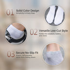 Set of three Arenzza breathable cotton blend athletic socks, casual and comfortable for everyday wear.
