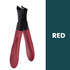 Arenzza Selleasy wide mouth angled nail clippers with anti-splash design, heavy-duty construction for easy, precise nail trimming.