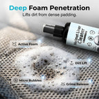 Arenzza helmet liner cleaner and deodorizer spray bottle for sports and outdoor helmet hygiene.