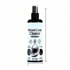 Arenzza helmet liner cleaner and deodorizer spray bottle on a white background, used for sports helmet odor removal and freshness.