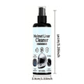 Arenzza helmet liner cleaner and deodorizer spray bottle for sports and outdoor helmet hygiene and freshness.