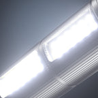Arenzza portable long-range flashlight with a black body, compact design, and adjustable focus for outdoor sports and camping.