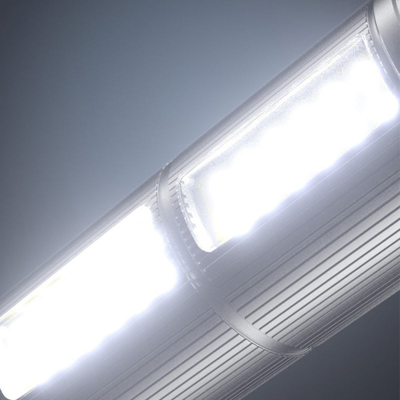 Arenzza portable long-range flashlight with a black body, compact design, and adjustable focus for outdoor sports and camping.