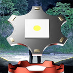 Arenzza portable long-range flashlight with a rugged black body, designed for outdoor sports and outdoor adventures.