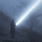 Arenzza portable long-range flashlight with a rugged design, powerful beam, ideal for outdoor sports and outdoor adventures.