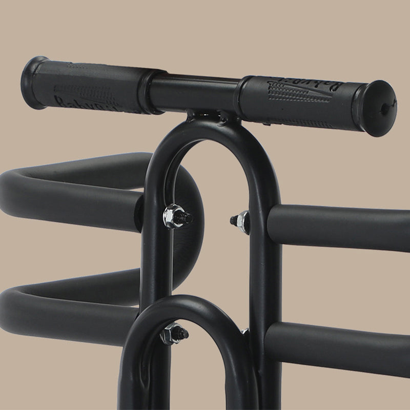 Arenzza front-mounted kids bike seat attached to a bicycle, designed for outdoor riding and child safety.